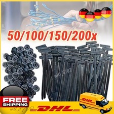100 Stück Nylon Universal Cable Tie Buckle, Heavy Duty Self Locking Nylon Zip Ti