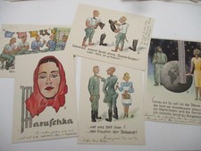 5x Postkarte 2. WK