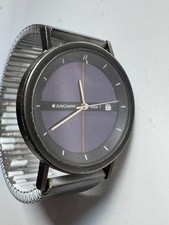 Junghans Solar 1 - elegante Herrenuhr  mit Datum - Vintage   - Werk läuft