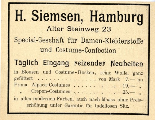Siemsen hamburg damen - siemsen,