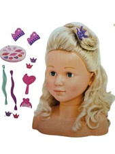 Toy Place - Schmink- und Frisierkopf Modern Girl Style Deluxe Spielzeug