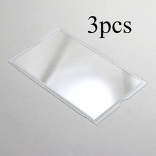 3 - GLASS Clear Lens Replacement For PSP 2000 PSP 3000 Faceplate Cover Display