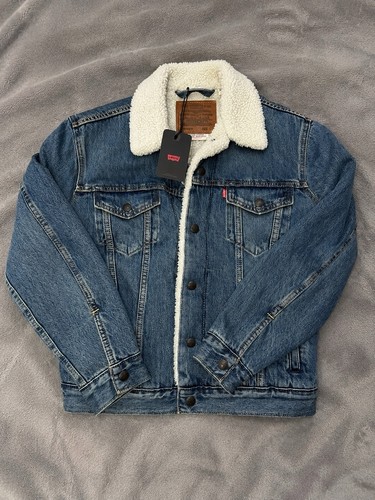Levi sherpa jeansjacke - jeansjacke,