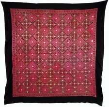 225x225 orient Seide bestickt Bett tagesdecke Bettüberwurf sofaüberwurf Swat-Tal