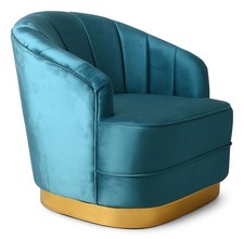 Samtsessel Art Deco Stuhl