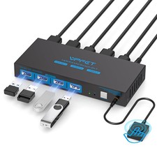 HDMI KVM Switch 1 Monitor 2