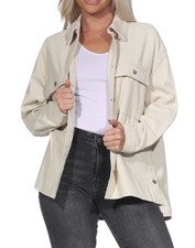 Only Damen Cord Jacke Cordjacke Hemdjacke Cordhemd Shacket Hemd ONLMoxie Boxy