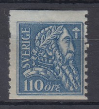 Schweden 1921 Gustav Wasa mit Wz. Mi.-Nr. 142 Z  ungebraucht *