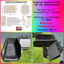 Original Dogstyler-Box (L)  für die Rücksitzbank (incl. Bridges)