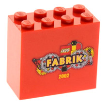 Lego fabrikstein 2x4x3 - 1x,