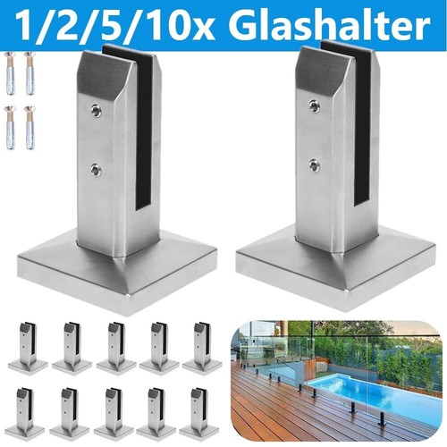12mm edelstahl glasklemme - edelstahl,