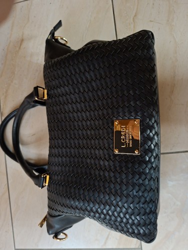 Schwarze credi handtasche - schwarze, l.credi