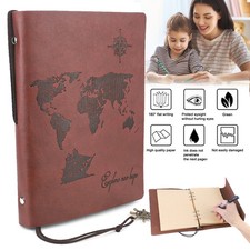 Leder Notizbuch A5 Nachfüllbar Notizbuch Skizzenbuch Reisetagebuch Tagebuch DHL