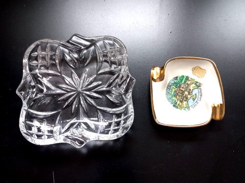 Vintage aschenbecher 2er set - vintage,
