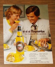Seltene Werbung Ei Ei Ei VERPOORTEN - Unser Genießer-Tip: Über Apfelstrudel 1981