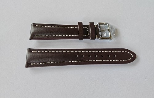 Kalbsleder uhrenarmband braun - kalbsleder,
