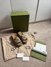 Gucci Logo Pantoletten, GG