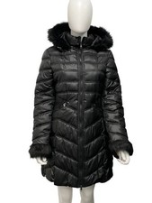STYLISCHER WINTERMANTEL GR. 42 SCHWARZ / MIT KAPUZE # SCHMUCKJAGD