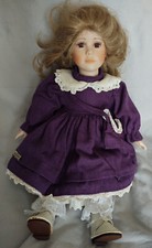 Künstlerpuppe: „SARAH“ von: Vera Scholz, 39cm, Porzellan [VINTAGE] Wupper