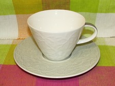 V&B VILLEROY & BOCH - CAFFE CLUB FLORAL TOUCH SMOKE - Frühstückstasse + UT