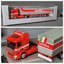 Scania 124HL Nr.15 schöni  Transport AG Wynau / BE Schweiz Pritsche Plane