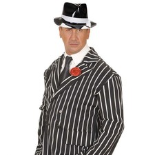 Schwarzer Gangster Hut Al