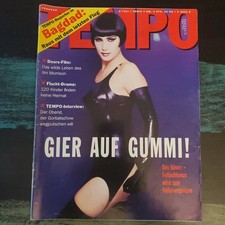 ◇ TEMPO Magazin, Februar, 02/1991, 2, Gier auf Gummi, Lifestyle, Zeitschrift ◇