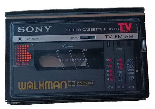 Vintage sony walkman - sony, wm-f30