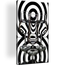 Bier Wein Glas Abstrakt Bild Bilder Leinwand Wandbild Kunstdruck