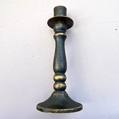 Schwarzer metall kerzenhalter - schwarzer,