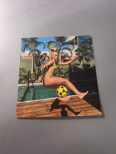 Alisha lehmann signed foto - lehmann,