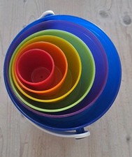 Tupperware F10 Kinder Schatz Turm Spielturm Lernspiel Sand Wasser RAR Tupper 