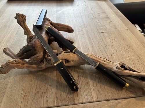 Damastmesser mit ebenholz - damastmesser,