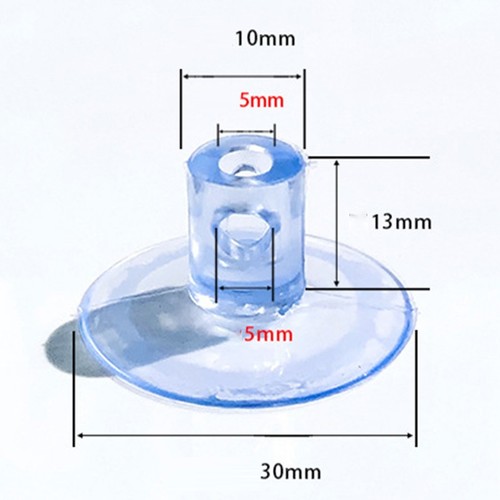 10pcs transparente saugnäpfe - transparente,