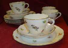 °12 tlg. Kaffeegeschirr Konvolut Hutschenreuther Maria-Theresia Mirabell