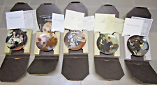 5 x Bradex Sammelteller von Norman Rockwell in OVP