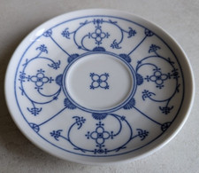 Krone Jäger Eisenberg seit 1869 Original BLAU SAKS Porzellan Untertasse