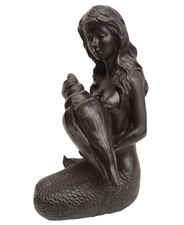 groß Deko Figur Meerjungfrau