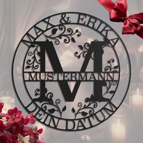 Hochzeit dekoration monogramm - hochzeit, -monogramm