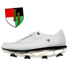 Golfschuhe Herren Heaven Größe 41 bis 47 Weiß Leder Stollen Wasserdicht NEUWARE