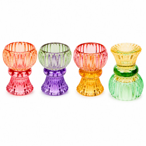 2in1 glas kerzenhalter vintage - 2in1,