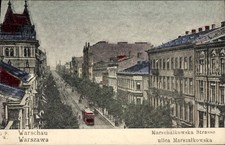 Ak Warszawa Warschau Polen, Marschalkowska Straße - 4545955