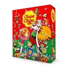 Chupa Chups XXL Adventskalender 2025, Weihnachts-Kalender Mit 24 Türchen, Lutsch