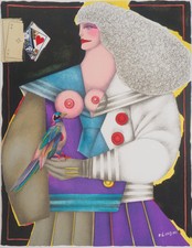 Richard LINDNER Dame de coeur