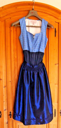 Dirndl von herzglück blau - dirndl,