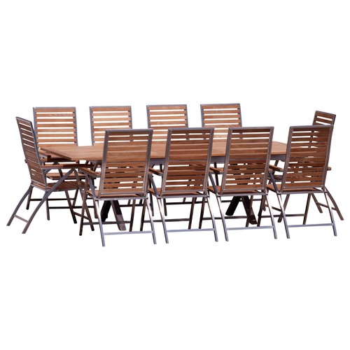 Gartengarnitur edelstahl teak - gartengarnitur,