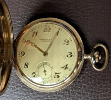 Taschenuhr Union Soleure  Schweiz vermutlich Gehäuse vergoldet