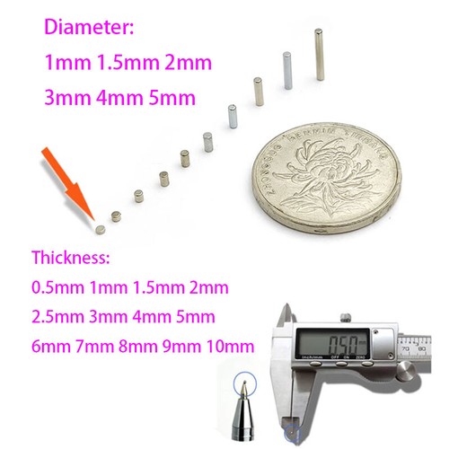 Durchmesser 1mm 5mm - 1mm, 2mm
