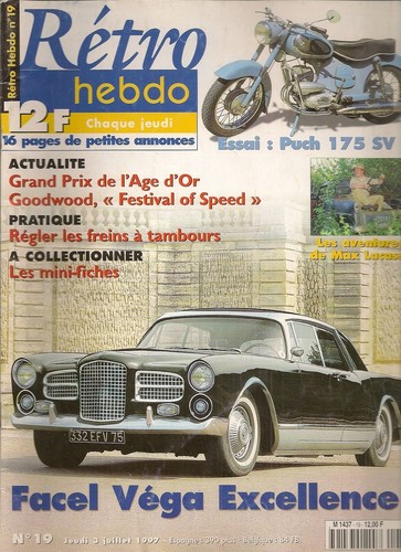 Retro hebdo facel vega - hebdo,
