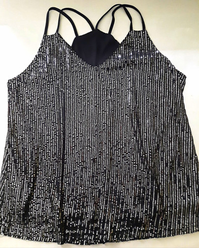 Damen pailletten camisole top - damen,